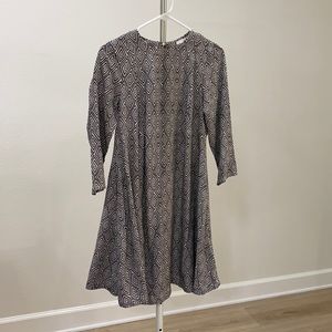 Black & White Pattern Dress